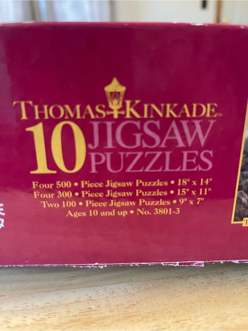 Thomas Kinkade Collector’s Edition 10 Jigsaw Puzzles Set 100-500 Pc 3801-3